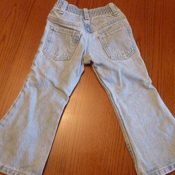 Little Girl Size 4 blue jeans Sonoma Regular excellent condition - Picture 2 of 5